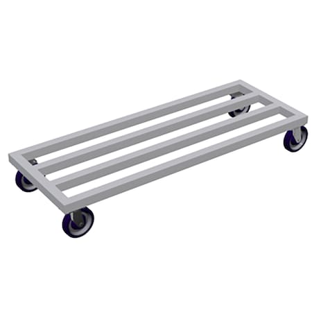 Lockwood Manufacturing 18" x 48" x 8" 1000 lb Capacity Mobile Dunnage Rack MDR-1848-5